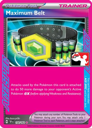 Maximum Belt (154) Holofoil [Misc: Prize Pack Series Cards] Pokemon Single Pokémon