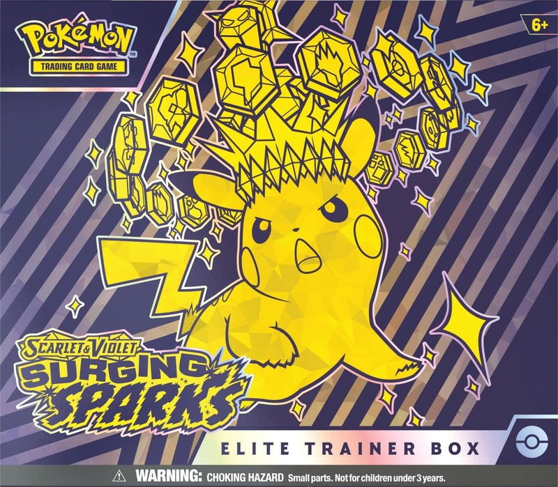 Pokémon Scarlet & Violet: Surging Sparks - Elite Trainer Box Pokemon Sealed Pokémon   