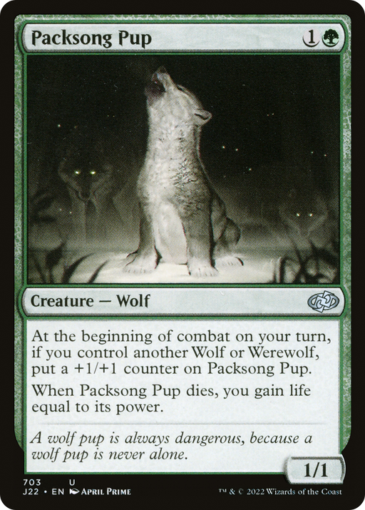 Packsong Pup (J22-703) [Jumpstart 2022] MTG Single Wizards of the Coast