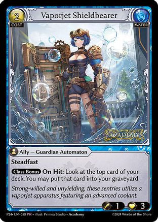 Vaporjet Shieldbearer (058) [Promotional Cards] Foil Grand Archive Single Weebs of the Shore