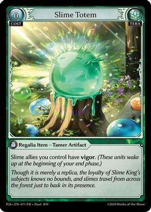 Slime Totem (071) [Promotional Cards] Foil Grand Archive Single Weebs of the Shore