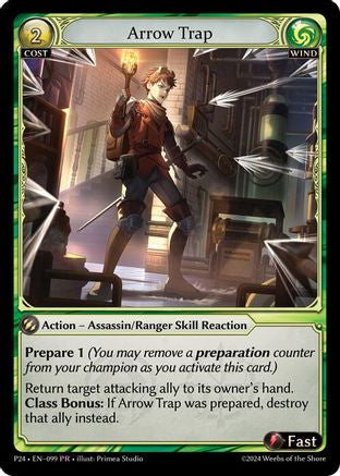Arrow Trap (099) [Promotional Cards] Foil Grand Archive Single Weebs of the Shore