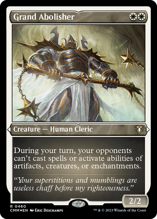 Grand Abolisher (CMM-460) [Commander Masters] Etched Foil MTG Single Wizards of the Coast
