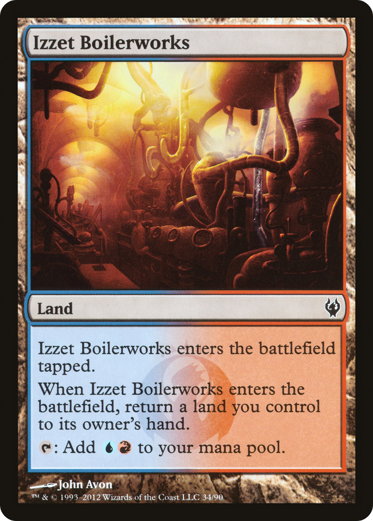Izzet Boilerworks (DDJ-034) [Misc] Duel Decks: Izzet vs. Golgari MTG Single Wizards of the Coast
