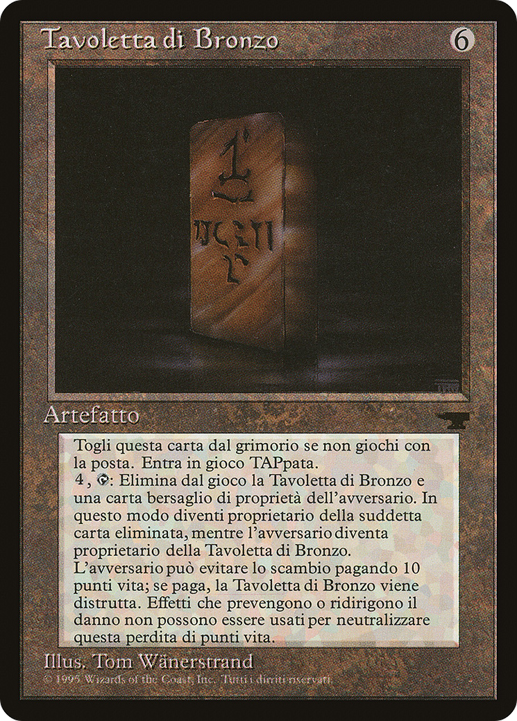 Bronze Tablet (REN-106) [Misc] Rinascimento MTG Single Wizards of the Coast
