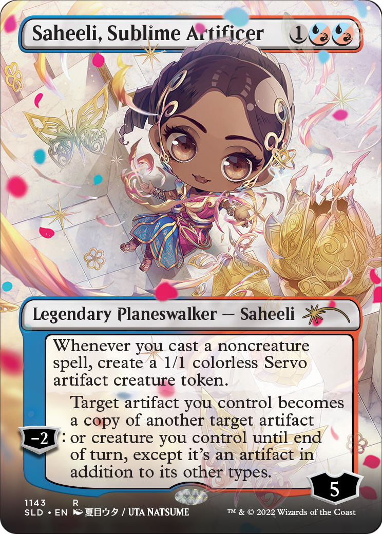 Saheeli, Sublime Artificer (SLD-1143) [Secret Lair] Drop (Borderless) MTG Single Wizards of the Coast