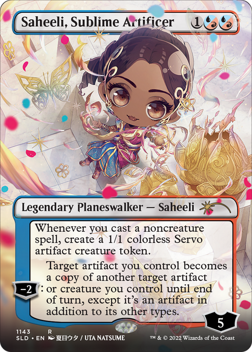 Saheeli, Sublime Artificer (SLD-1143) [Secret Lair] Drop (Borderless) MTG Single Wizards of the Coast