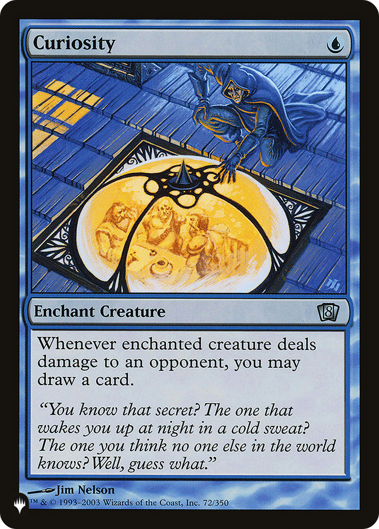 Curiosity (LIST-8ED-72) [Mystery Booster] The List MTG Single Wizards of the Coast