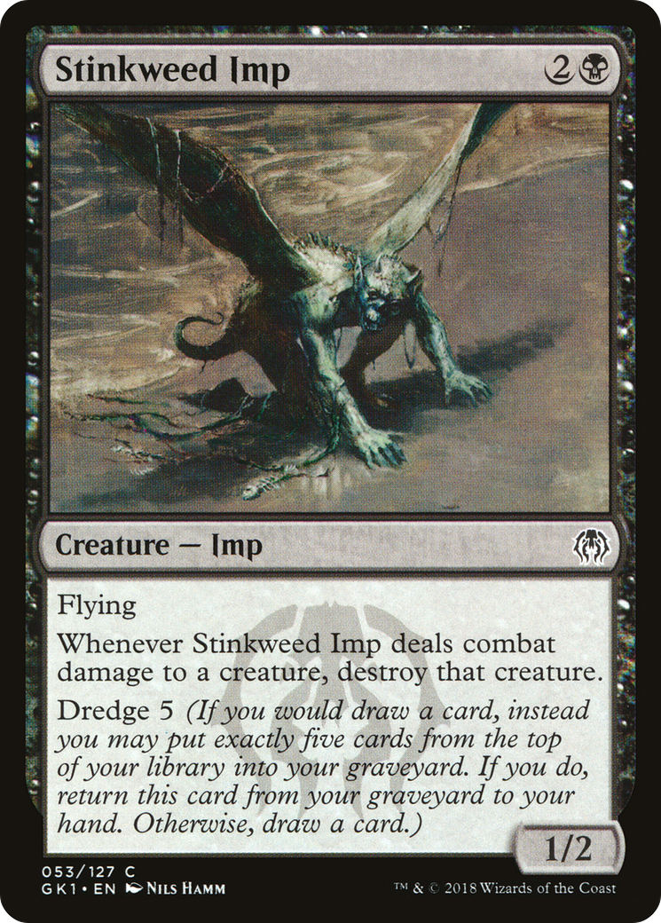Stinkweed Imp (GR1-053) [Misc] GRN Guild Kit MTG Single Wizards of the Coast