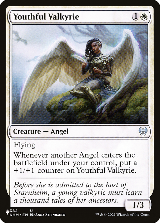 Youthful Valkyrie (LIST-KHM-382) [Mystery Booster] The List MTG Single Wizards of the Coast