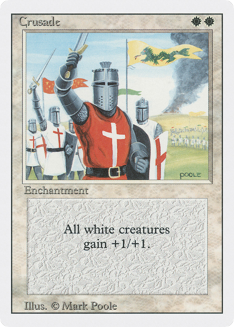 Crusade (3ED-015) [Revised Edition] MTG Single Wizards of the Coast