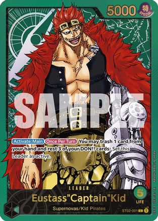 Eustass"Captain"Kid (Premium Card Collection -Leader Collection-) (ST02-001) [One Piece Promotion Cards] Foil One Piece Single Bandai