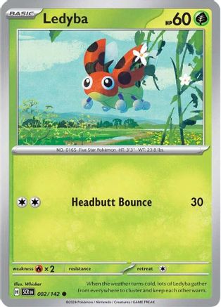 Ledyba (2) [SV: Stellar Crown] Pokemon Single Pokémon