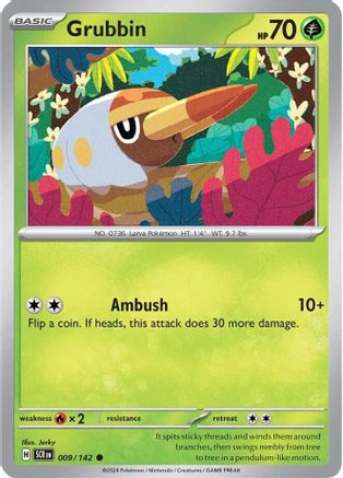 Grubbin (9) [SV: Stellar Crown] Pokemon Single Pokémon