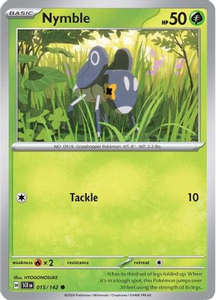 Nymble (15) Reverse Holofoil [SV: Stellar Crown] Pokemon Single Pokémon