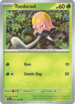 Toedscool (17) [SV: Stellar Crown] Pokemon Single Pokémon