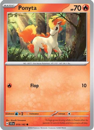 Ponyta (19) [SV: Stellar Crown] Pokemon Single Pokémon