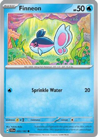 Finneon (35) Reverse Holofoil [SV: Stellar Crown] Pokemon Single Pokémon