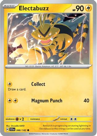 Electabuzz (46) Reverse Holofoil [SV: Stellar Crown] Pokemon Single Pokémon