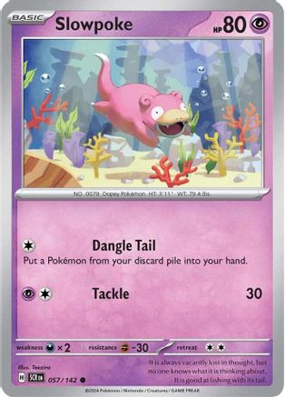 Slowpoke (57) [SV: Stellar Crown] Pokemon Single Pokémon
