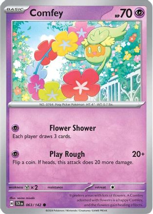 Comfey (63) [SV: Stellar Crown] Pokemon Single Pokémon