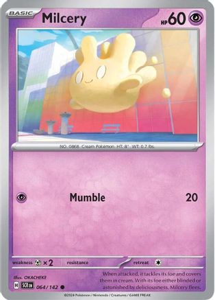 Milcery - 064/142 [SV: Stellar Crown] Pokemon Single Pokémon