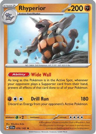 Rhyperior (76) Holofoil [SV: Stellar Crown] Pokemon Single Pokémon