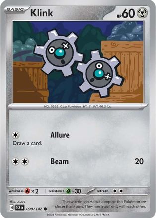 Klink (99) [SV: Stellar Crown] Pokemon Single Pokémon
