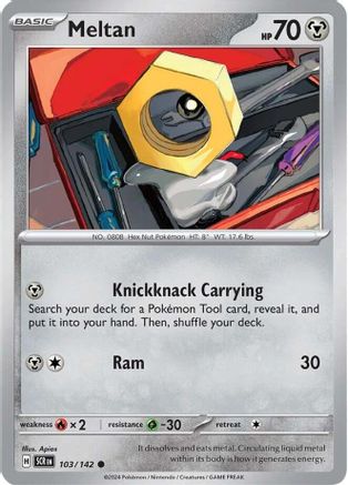 Meltan - 103/142 [SV: Stellar Crown] Pokemon Single Pokémon