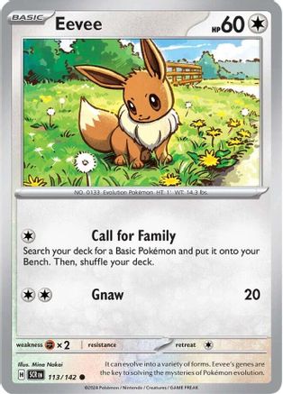 Eevee (113) [SV: Stellar Crown] Pokemon Single Pokémon