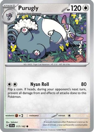 Purugly (117) [SV: Stellar Crown] Pokemon Single Pokémon