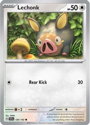 Lechonk (126) [SV: Stellar Crown] Pokemon Single Pokémon