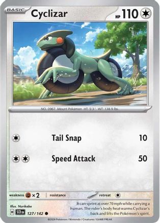 Cyclizar (127) Reverse Holofoil [SV: Stellar Crown] Pokemon Single Pokémon