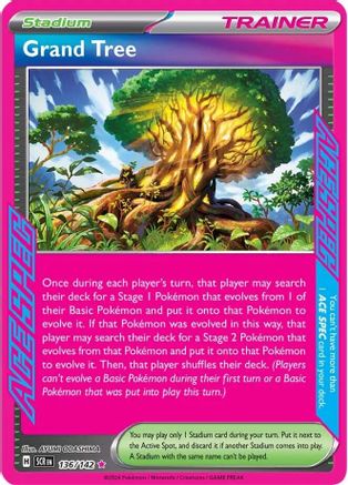 Grand Tree (136) Holofoil [SV: Stellar Crown] Pokemon Single Pokémon