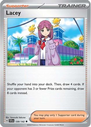 Lacey - 139/142 Reverse Holofoil [SV: Stellar Crown] Pokemon Single Pokémon