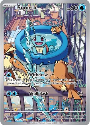 Squirtle (148) Holofoil [SV: Stellar Crown] Pokemon Single Pokémon