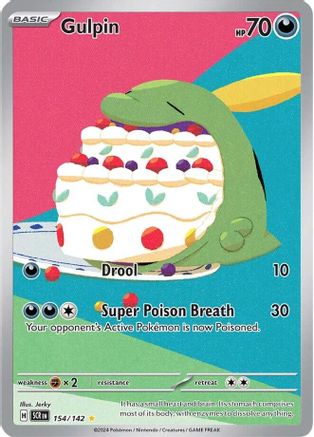 Gulpin - 154/142 Holofoil [SV: Stellar Crown] Pokemon Single Pokémon
