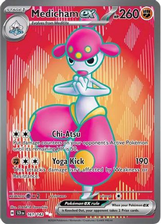 Medicham ex - 161/142 Holofoil [SV: Stellar Crown] Pokemon Single Pokémon