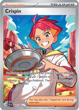 Crispin - 164/142 Holofoil [SV: Stellar Crown] Pokemon Single Pokémon