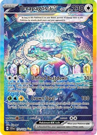 Terapagos ex - 170/142 Holofoil [SV: Stellar Crown] Pokemon Single Pokémon