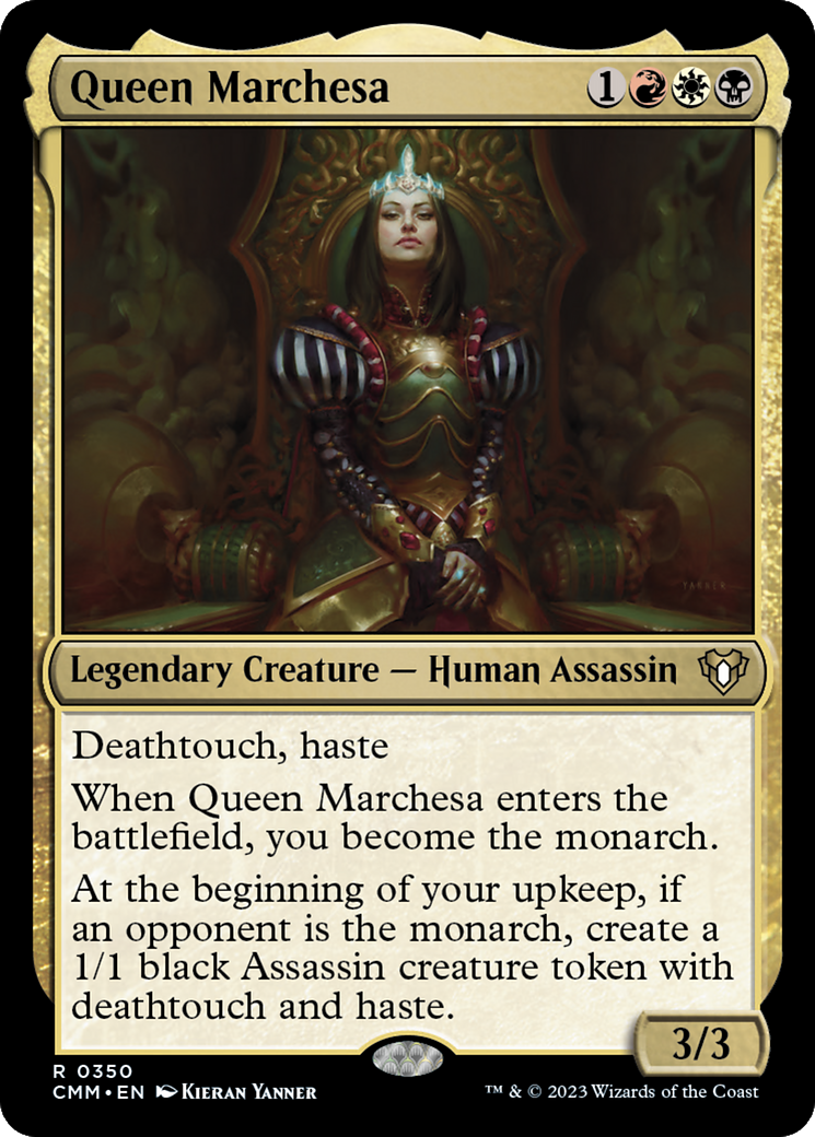 Queen Marchesa (CMM-350) [Commander Masters] Foil MTG Single Wizards of the Coast