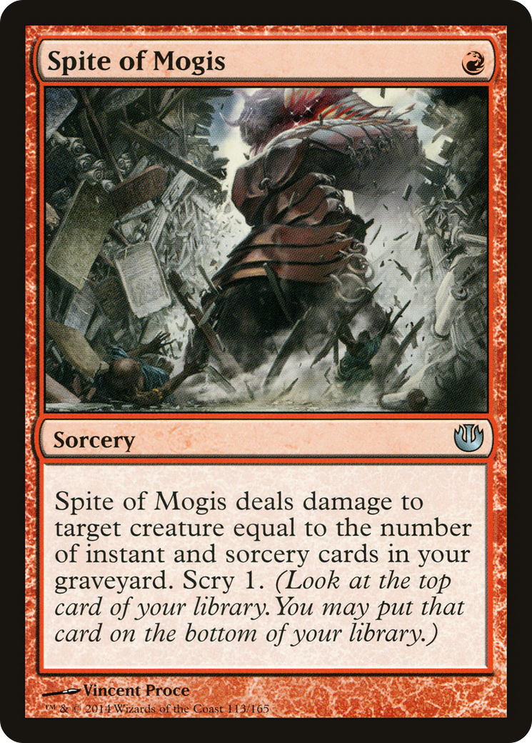 Spite of Mogis (JOU-113) [Journey into Nyx] MTG Single Wizards of the Coast