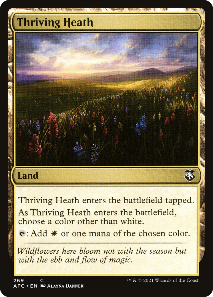 Thriving Heath (AFC-269) [Forgotten Realms Commander] MTG Single Wizards of the Coast