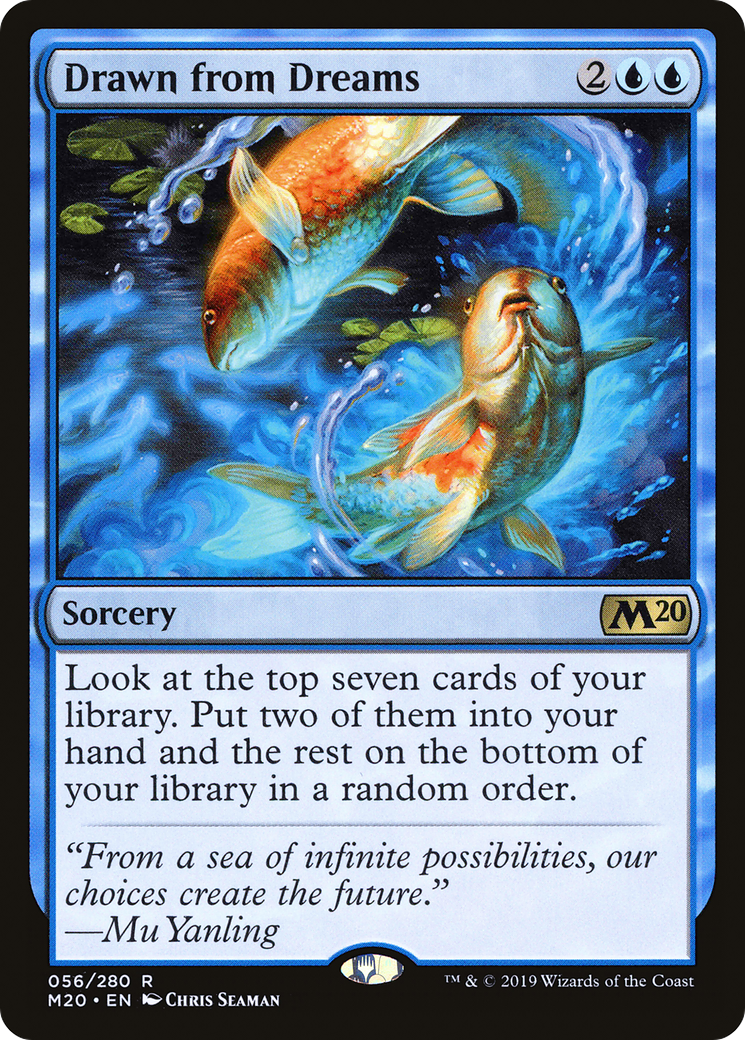 Drawn from Dreams (M20-056) [Core Set 2020] Foil MTG Single Wizards of the Coast
