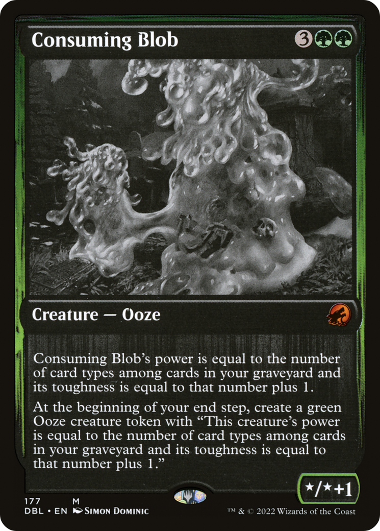 Consuming Blob (DBL-177) [Innistrad: Double Feature] MTG Single Wizards of the Coast