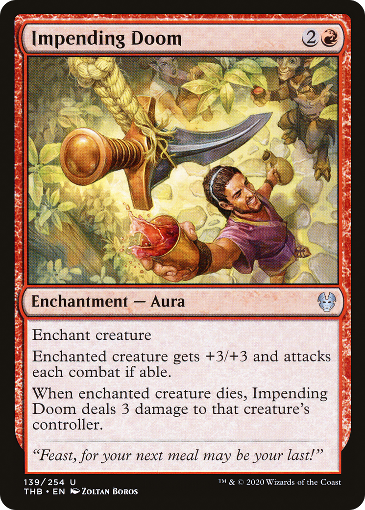 Impending Doom (THB-139) [Theros Beyond Death] MTG Single Wizards of the Coast