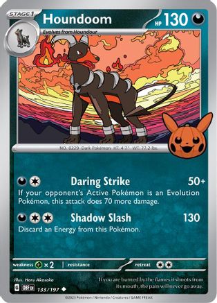 Houndoom (133) [Misc: Trick or Trade BOOster Bundle 2024] Pokemon Single Pokémon