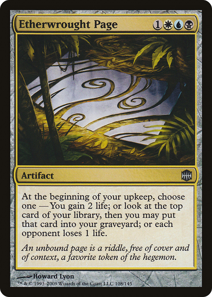 Etherwrought Page (ARB-108) [Alara Reborn] MTG Single Wizards of the Coast