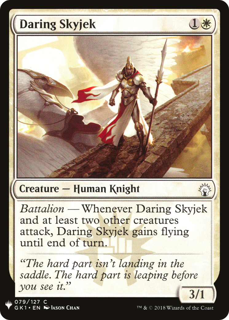 Daring Skyjek (LIST-GK1-79) [Mystery Booster] The List MTG Single Wizards of the Coast