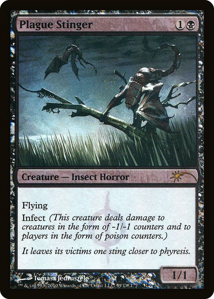 Plague Stinger (WPN-059) [Misc] DCI Promos Foil MTG Single Wizards of the Coast